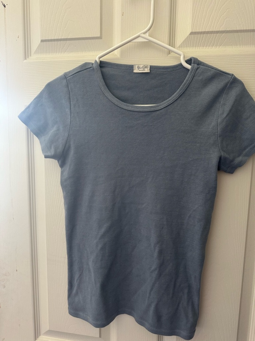 Brandy Melville Light Blue Short Sleeve Crewneck Tee